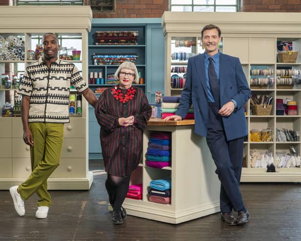 The Great British Sewing Bee. Picture: BBC/Love Productions/James Stack