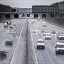 Traffic on the M62 motorway near Wakefield contends with surface water and spray after heavy rain. Picture Tony Johnson