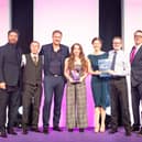DLE Construction Limited with awards host Nick Knowles