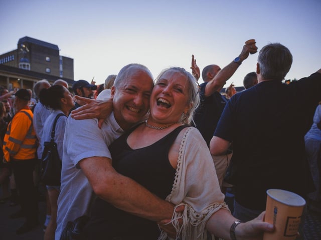 The BRIT Award-winning pioneers of synth-pop – hailing from Sheffield and led by Philip Oakey, Joanne Catherall and Susan Ann Sulley – delivered a flawless set under summer’s skies.