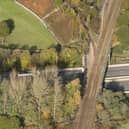 Castleton bridge. Picture: NR Air Ops.
