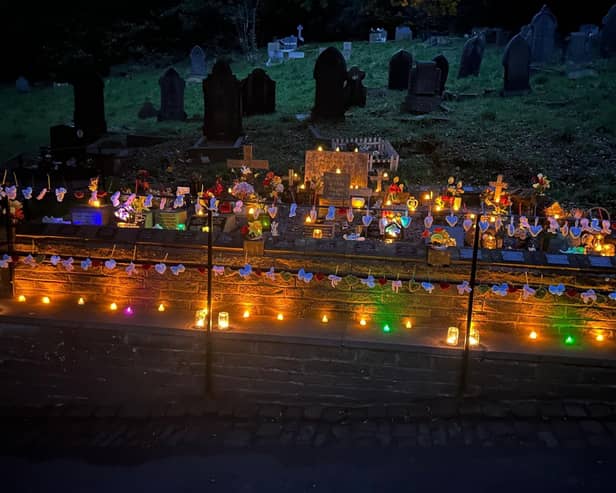 A special evening of remembrance brought families, volunteers and members of the community together at Stoney Royd Cemetery on Thursday.