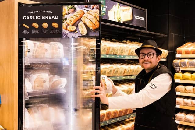 M&S is expanding its frozen garlic bread waste initiative to local store, M&S Halifax this April.