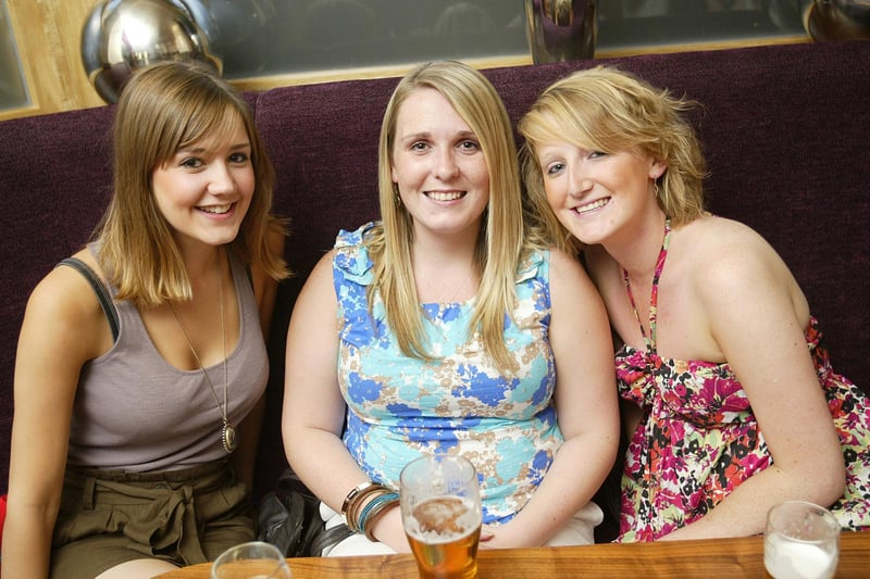 Hannah, Claire and Amy at Maggies back in 2011