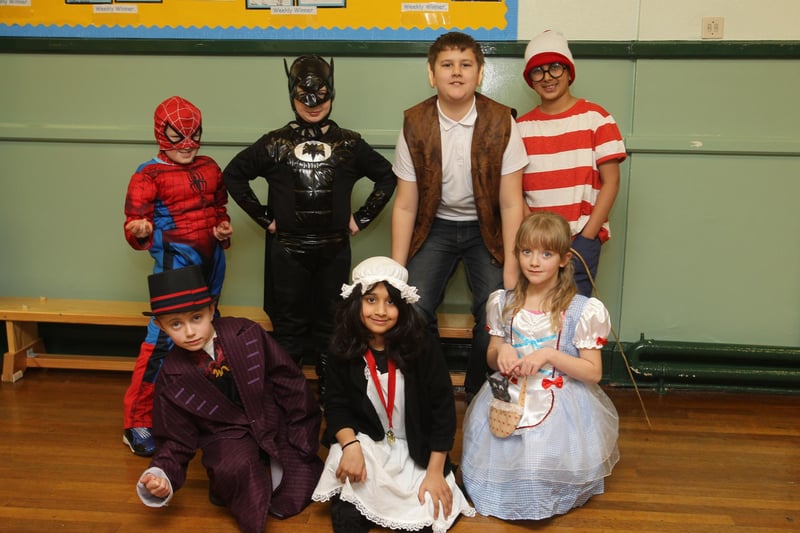 World Book Day celebrated at Longroyde Junior School, Rastrick back in 2014