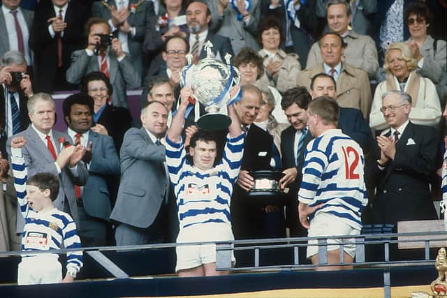 Former assistant coach Liam Finn was at Wembley in 1987 to see player coach Chris Anderson to lift the Challenge Cup trophy after the 19-18 win over St Helens.