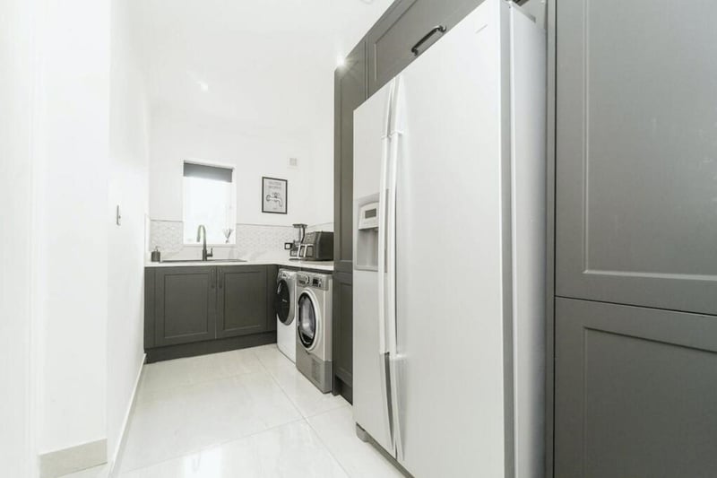 A brand new kitchen and utility room have been thoughtfully designed with both style and functionality in mind