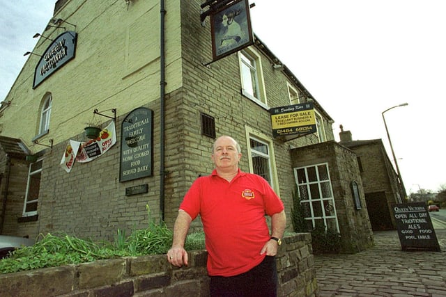 Landlord of Victoria Inn at Northowram, Harry Haveron, back in 2002