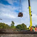 Piles ranged from 400mm to 500mm and extended up to 19 metres below ground level. Picture: Esh Construction.