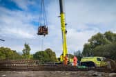 Piles ranged from 400mm to 500mm and extended up to 19 metres below ground level. Picture: Esh Construction.