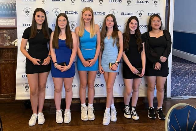 Awards were presented to Old Crossleyans U14s girls team players.