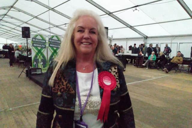 Coun Angie Gallagher held her Elland ward seat for Labour