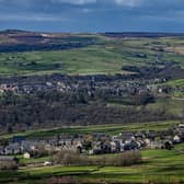 View from Midgley Moor of Heptonstall and Chiserley high above Hebden Bridge in Calderdale. Picture by Tony Johnson.
