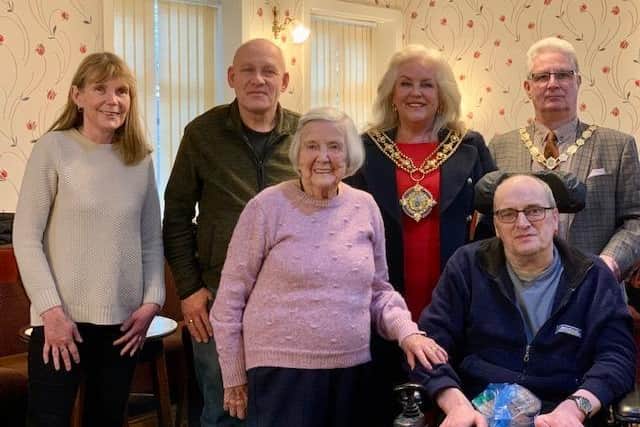 The group organise regular social events including coffee mornings at Shibden Park, exercise classes over zoom and face-to-face, and ‘Tea, Sarnies and a Natter’ sessions, which was recently attended by Angie Gallagher, Calderdale’s Mayor.