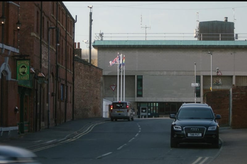 The inside of the prison may be in Shrewsbury but the outside of the prison is actually in Wakefield. HMP Wakefield and surrounding streets could be seen in episode two. Picture: BBC