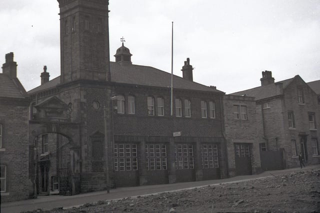The old fire station on Gibbet Street, 1969