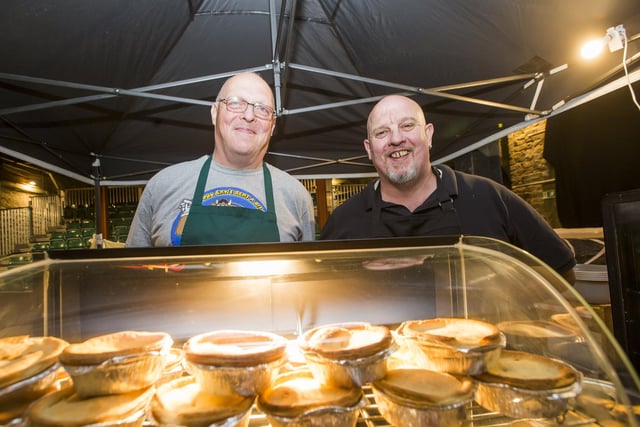 Caterers Peter Ward, left, and Mark Arrowsmith.