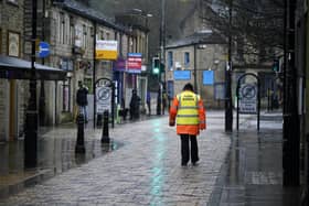 A flood alert has been issued, including for Hebden Bridge