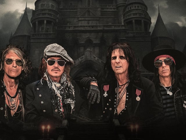 Alice Cooper, Johnny Depp, Joe Perry and Tommy Henriksen will head to TK Maxx presents Live at The Piece Hall on Saturday, August 22.