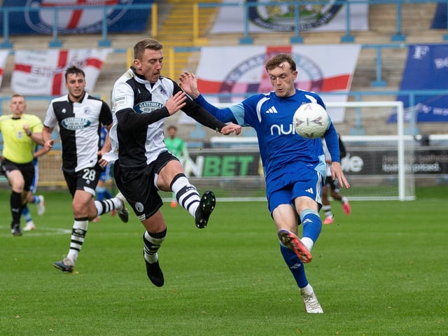 Did well to set-up a chance for Douglas first-half and had a flying header kept out. A goal was the only thing missing from a superb all-round display - 9/10. Subs: Trusty - 7, Crowe - 6, Gilsenan - 7, Bray - 6, Morgan-Smith - 6