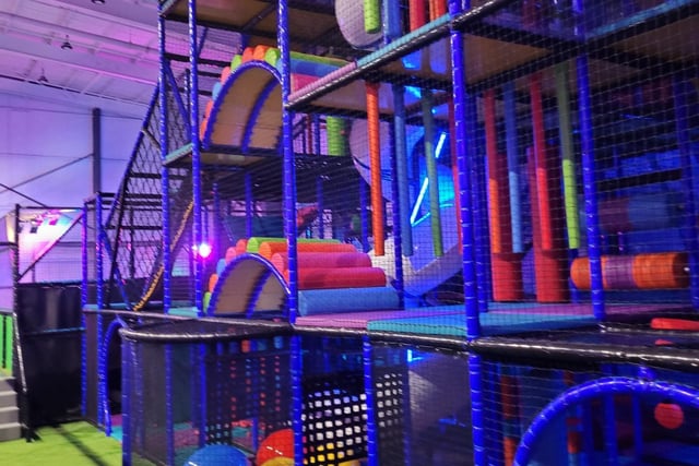 Inside the new soft play area at Airtime Halifax