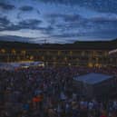 Music-lovers at one of last year's huge Piece Hall shows