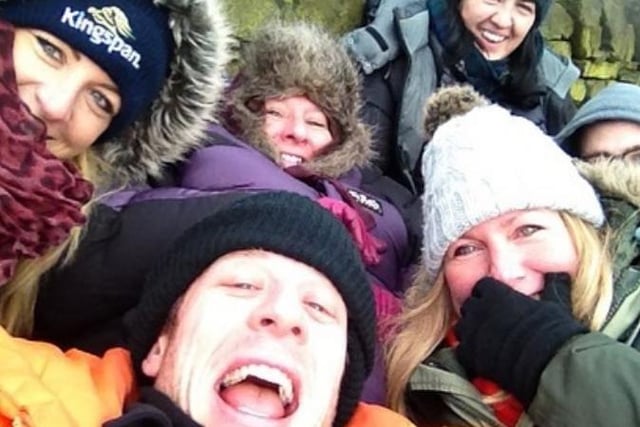 James Norton with some of the Happy Valley crew