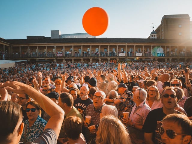 Electro pop greats The Human League thrilled a sold-out crowd as they headlined TK Maxx presents Live at The Piece Hall.