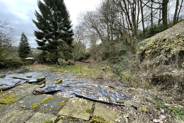 Part of the property's parcel of land.