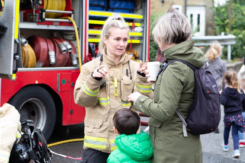 Firefighter Amy Joemagi at Halifax Fire Station open day