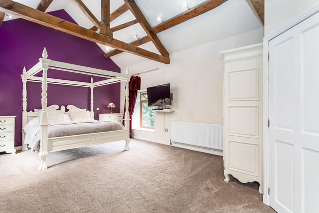 One of the spacious double bedrooms within Victoria Cottage.