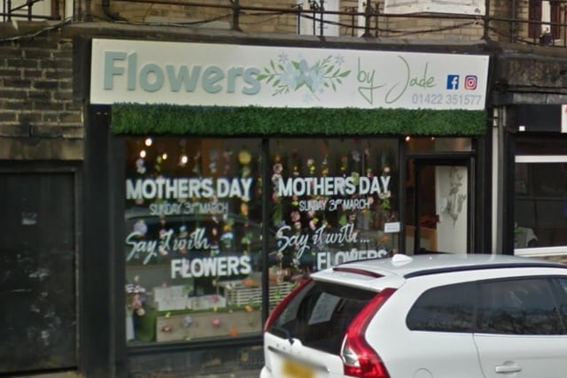 Flowers By Jade, Ovenden Road, Halifax. Rating: 5/5 (based on 63 google reviews). "Lovely little local flower shop run by a very talented young lady."