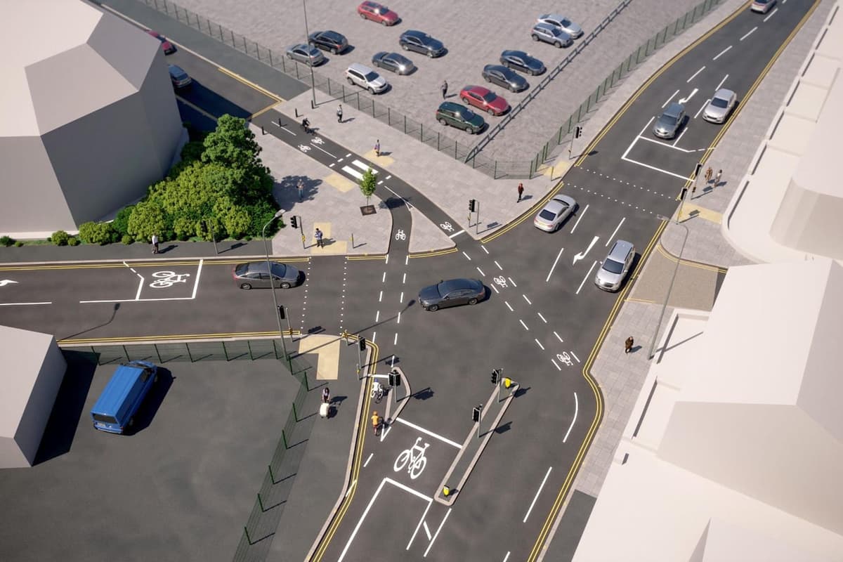 A429 Layout Artist's impressions show what A629 will look like ahead of work ...