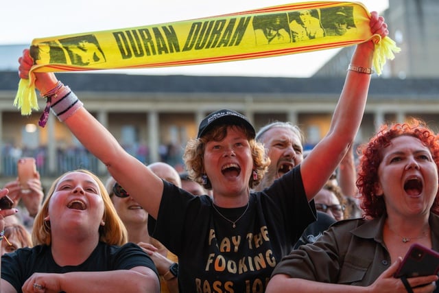 Duran Duran at The Piece Hal. Photos by Cuffe and Taylor/The Piece Hall Trust