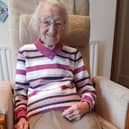 Eunice Beswick today. The 99-year-old is a keen baker and will be celebrating her birthday this Friday.