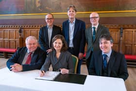 The signing of a Memorandum of Understanding