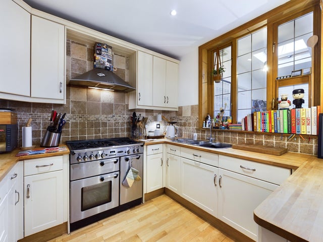 This four bedroom house in Myrtle Grove, Baffins, is on the market for £385,000. It is listed by Chinneck Shaw.