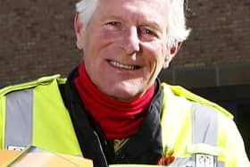 Vic Siswick, Honourary Founding Member of the Whiteknights Yorkshire Blood Bikes charity.