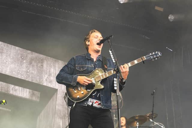 George Ezra performed to a delighted crowd at The Piece Hall in Halifax