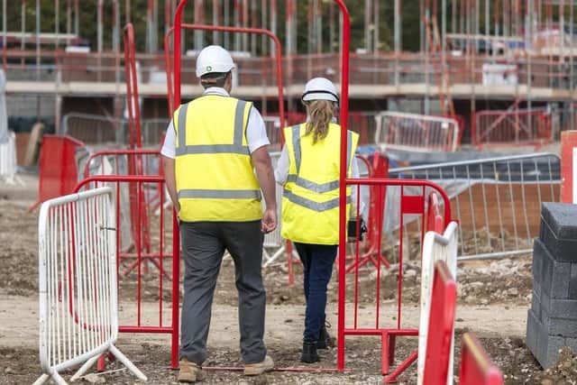 A generic shot of a building site: Calderdale Council planners have given the go-ahead for new detached homes to be built in Triangle.