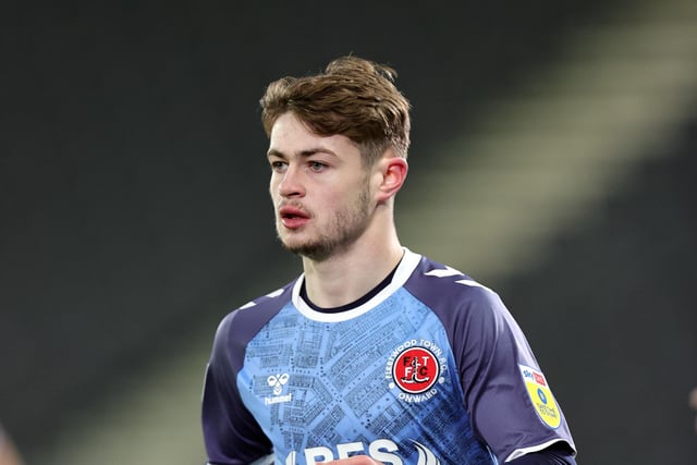 Winger at Rochdale on loan from Fleetwood Town. Value: £400,000.