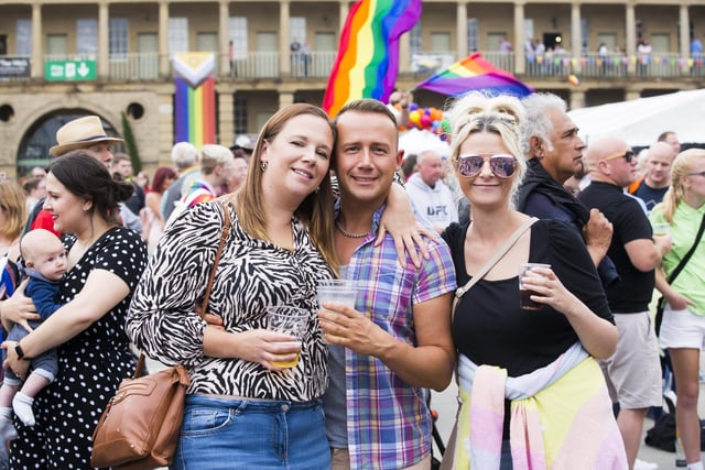 Calderdale Pride at The Piece Hall, Halifax.