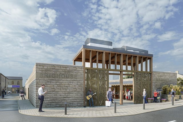 Updated artists’ impressions of the new Brighouse Open Market.