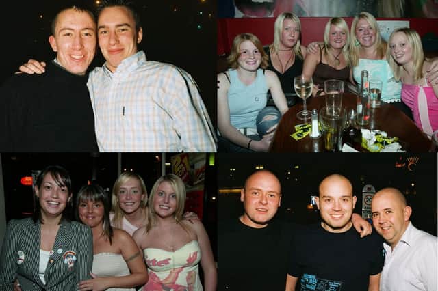 Pictures of people enjoying a night out in Halifax town centre back in 2004