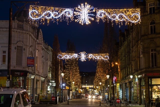 Christmas lights in Halifax