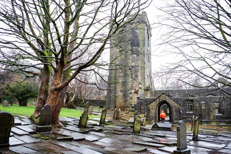 The grave of Catherine's daughter Becky is located in Heptonstall in the BBC drama.