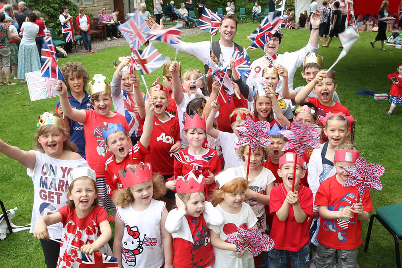 Jubilee celebrations at St Joseph's Primary School, Todmorden back in 2012