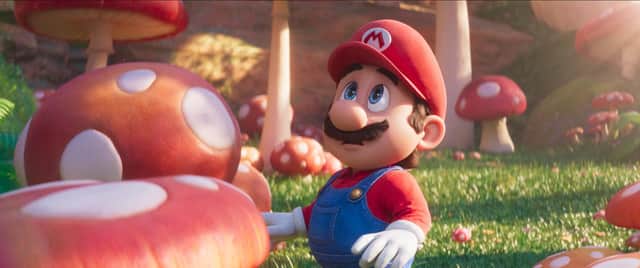 Mario, voiced by Chris Pratt, in The Super Mario Bro Movie which opens on Friday April 7