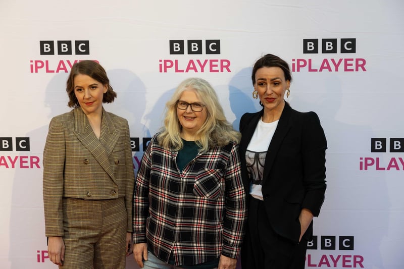 Happy Valley and Gentleman Jack creator Sally Wainwright - seen here with Suranne Jone and Gemma Whelan - was brought up in Sowerby Bridge where she attended Triangle Church of England Primary School and Sowerby Bridge High School.