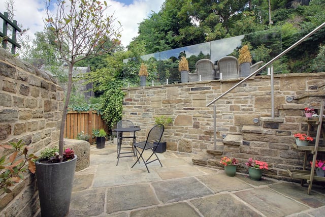A sheltered patio area, perfect for entertaining...